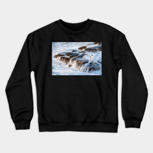 Fisherman On The Rocks Crewneck Sweatshirt